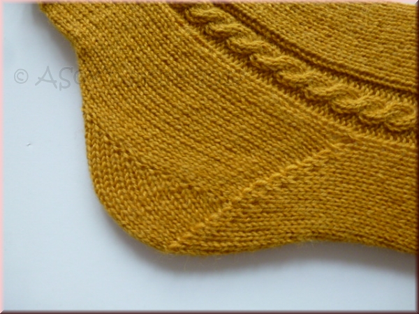 Anleitung No. 19 -  Socke Goldie Gr. 38/39